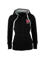 Antigua Women's Victory Full Zip  Hood Black
