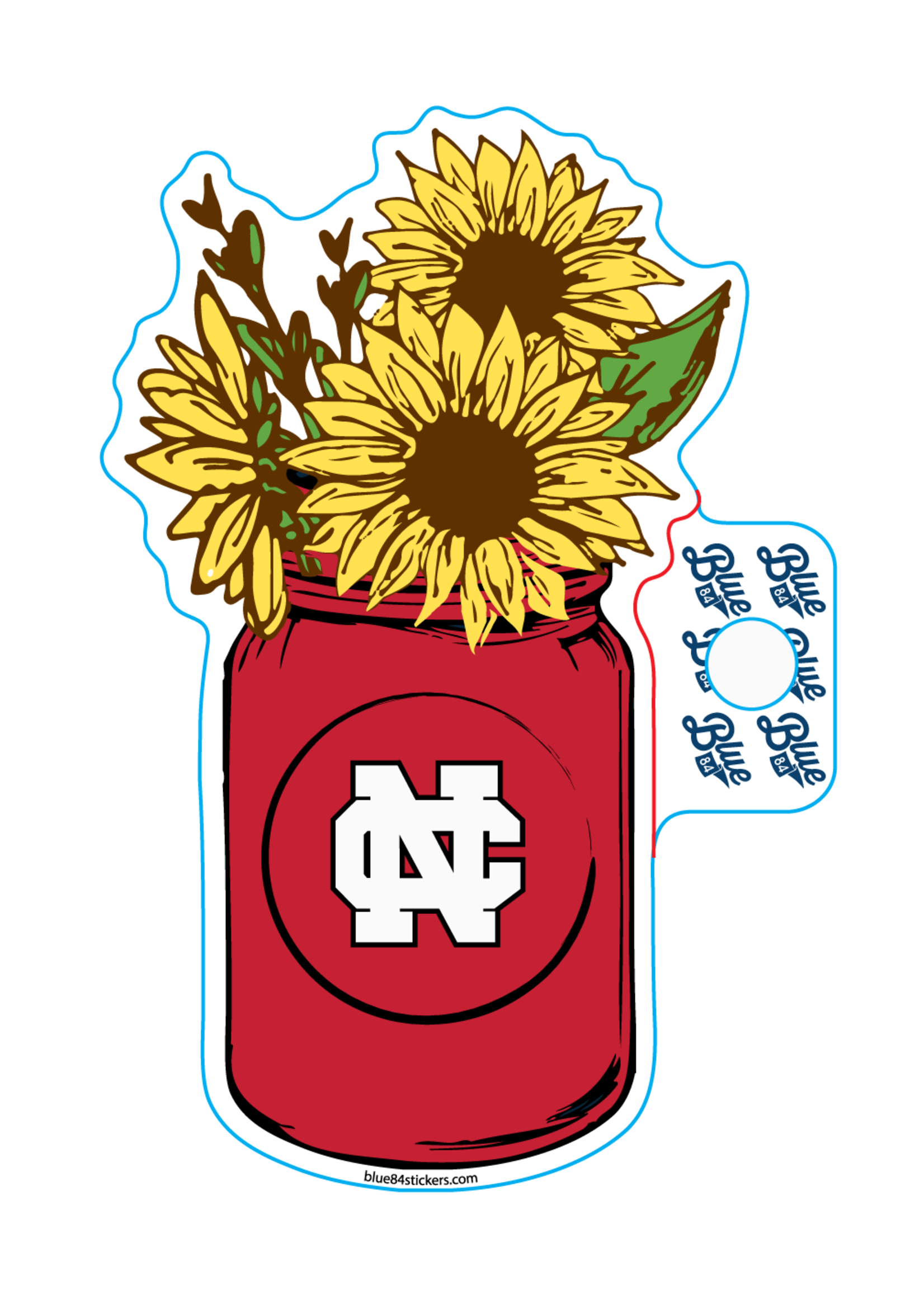 Blue 84 NCC Stickers by Blue 84