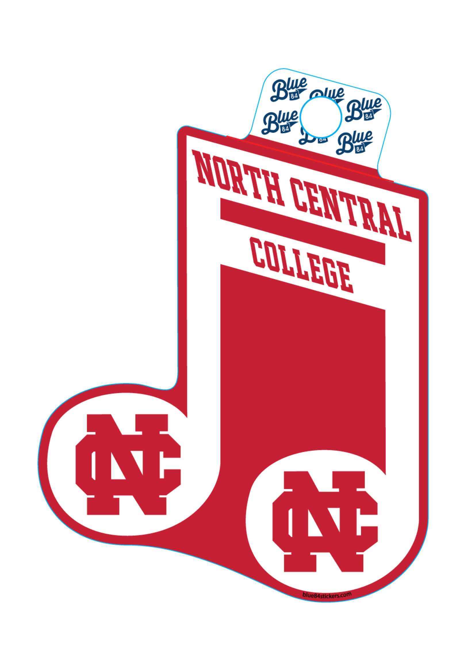 Blue 84 NCC Stickers by Blue 84