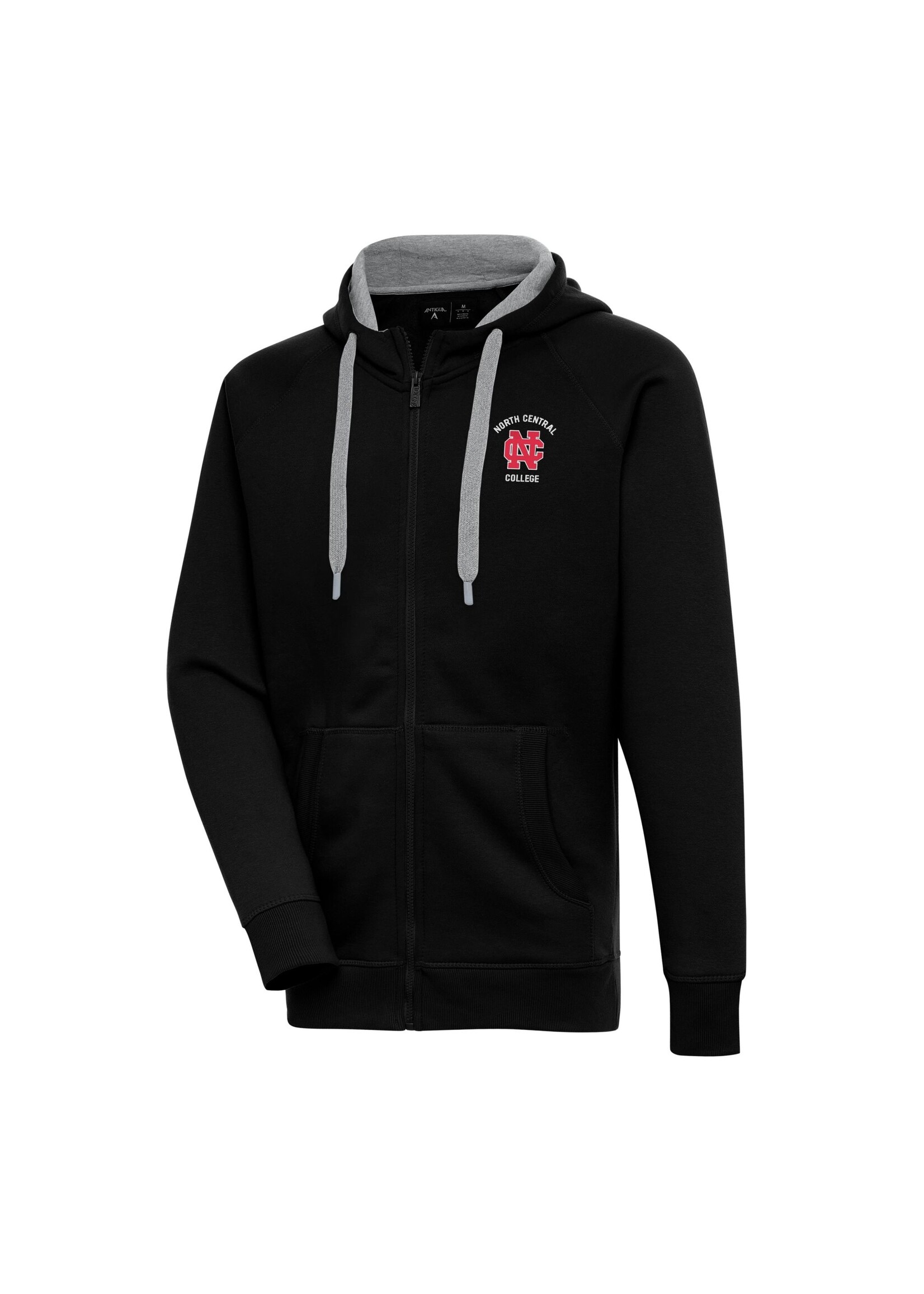 Antigua Antigua Victory Full Zip 4.0 inch logo in Black