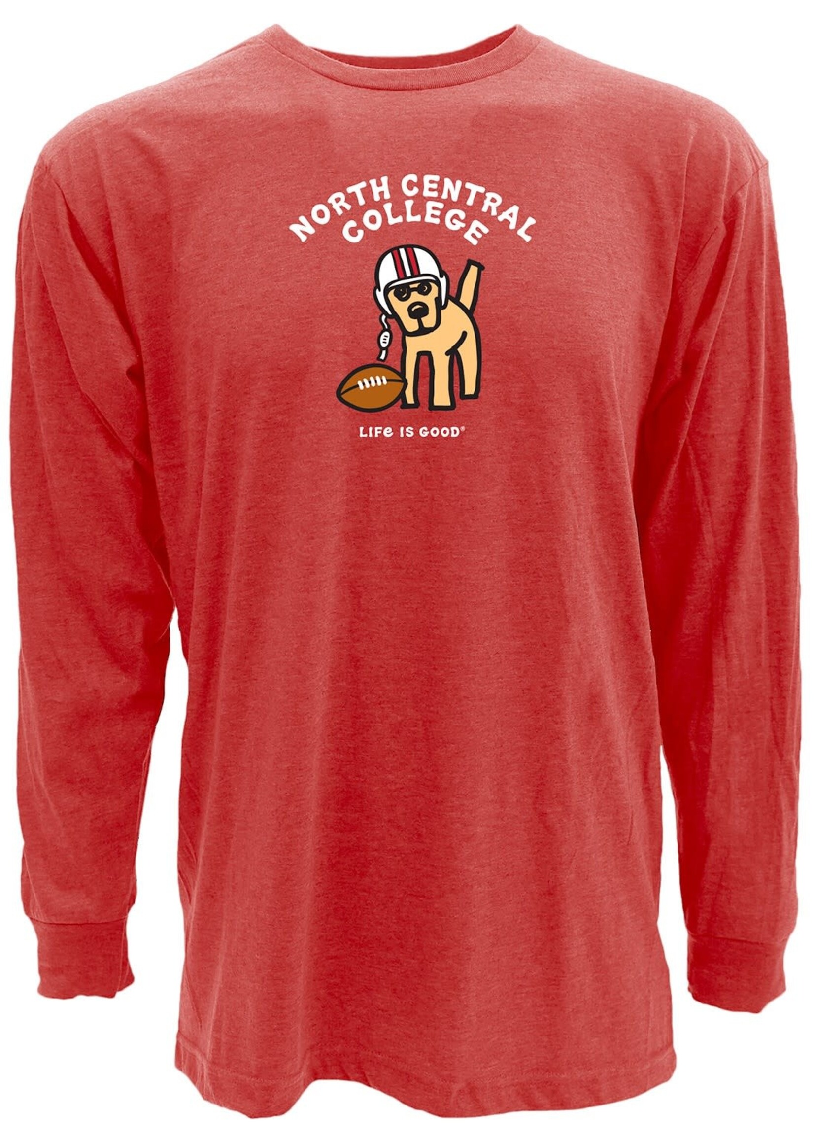 Life is Good Life Is Good (TM) Jake Football Shirt Long Sleeve - Special Blend Tee