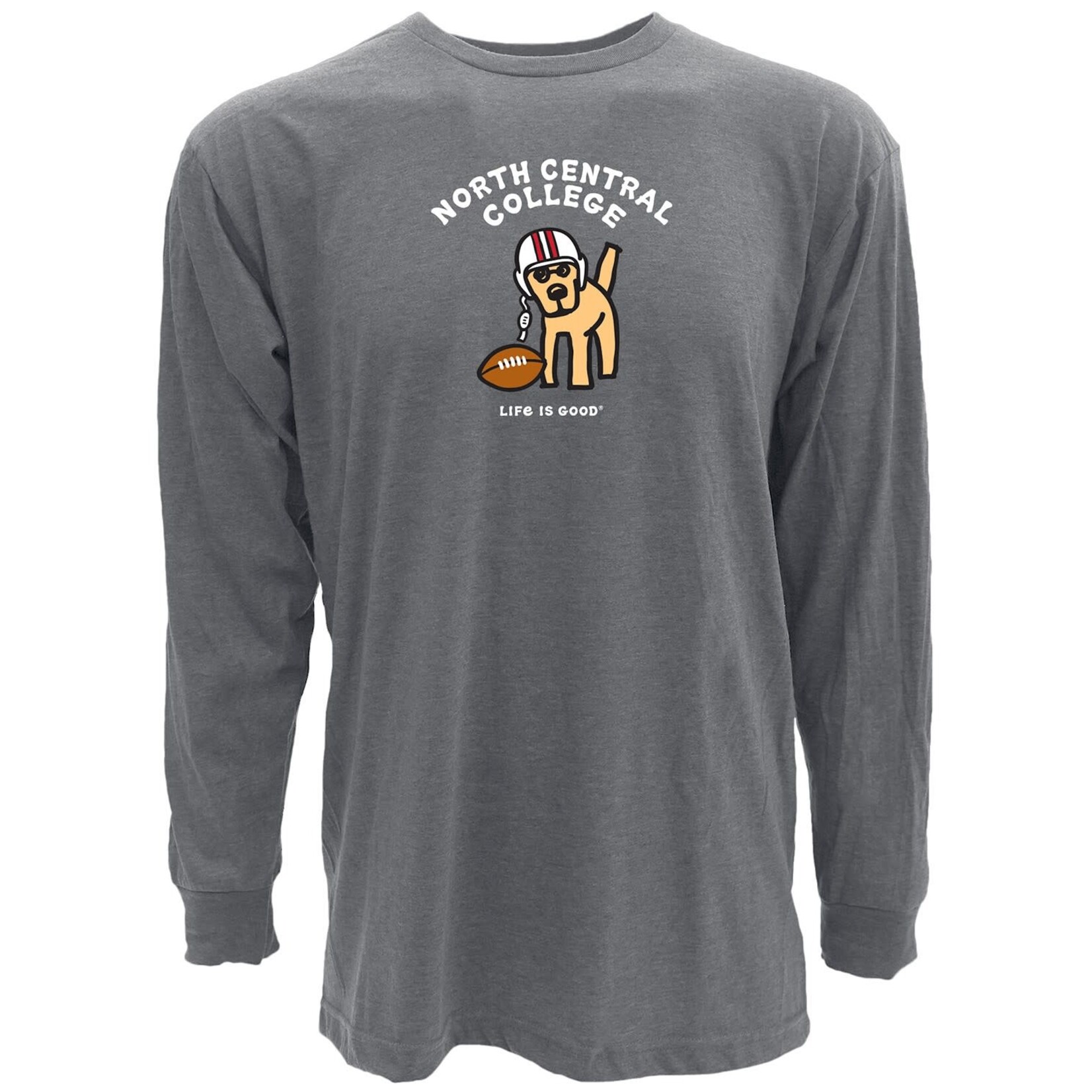 Life is Good Life Is Good (TM) Jake Football Shirt Long Sleeve - Special Blend Tee