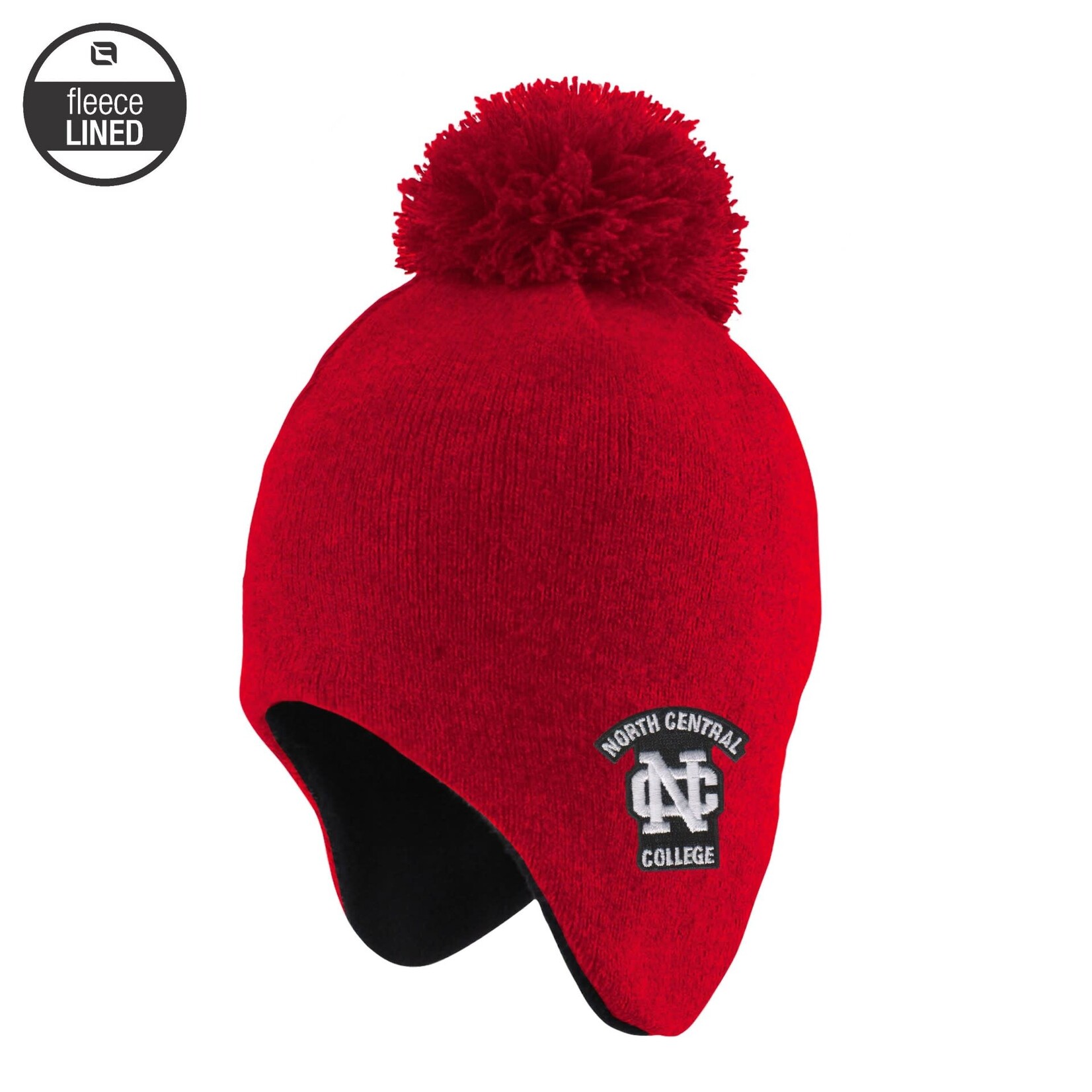 LogoFit LogoFit NCC Minion - Infant / Toddler Earflap Pom hat w/fleece