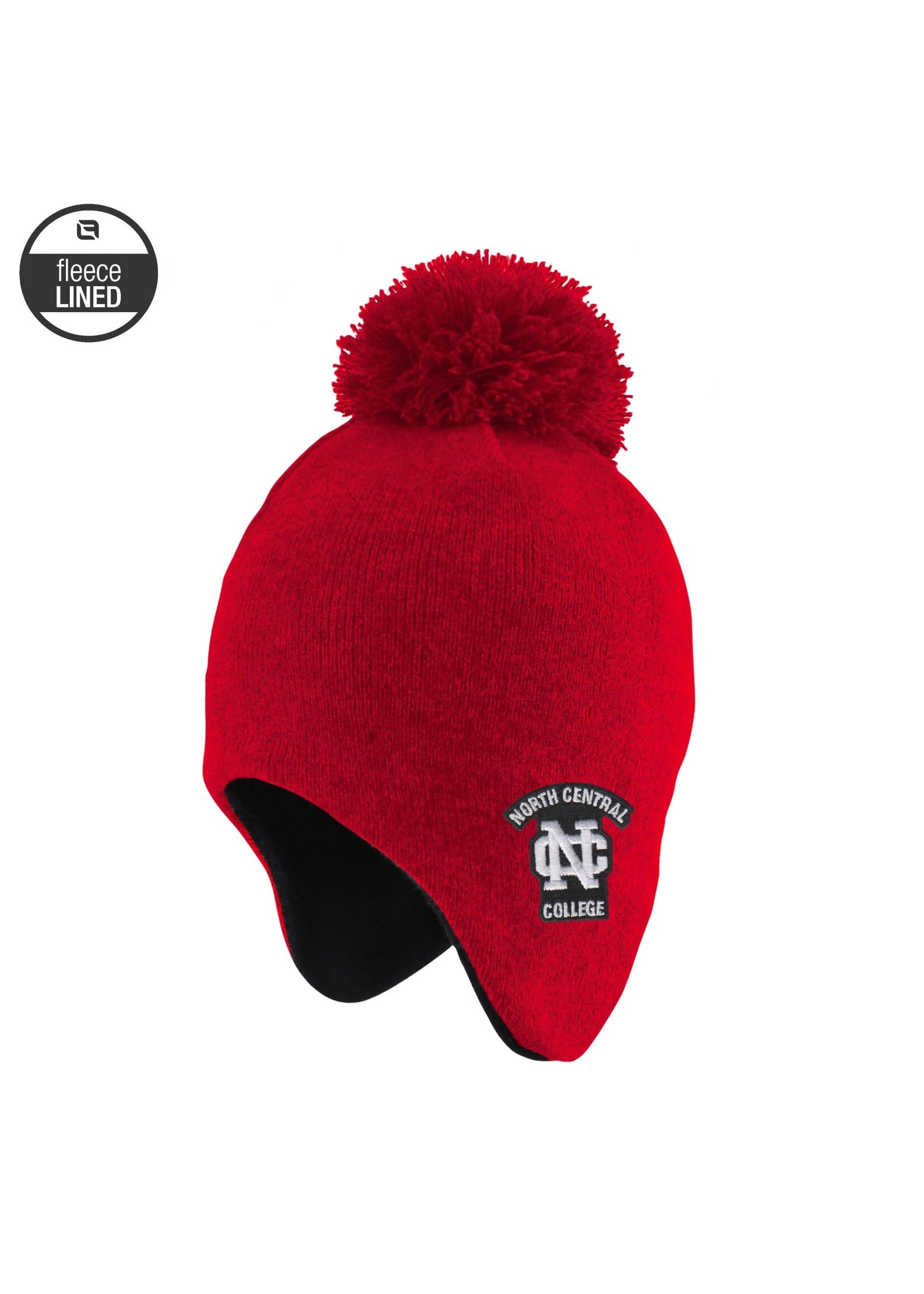 LogoFit LogoFit NCC Minion - Infant / Toddler Earflap Pom hat w/fleece