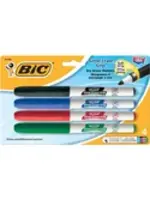 BIC BIC Great Erase Grip Dry Erase Marker(Asst)Fine 4pk