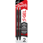 Sharpie Sharpie Gel pen black .7mm 2pk BP