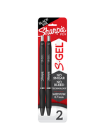Sharpie Sharpie Gel pen black .7mm 2pk BP