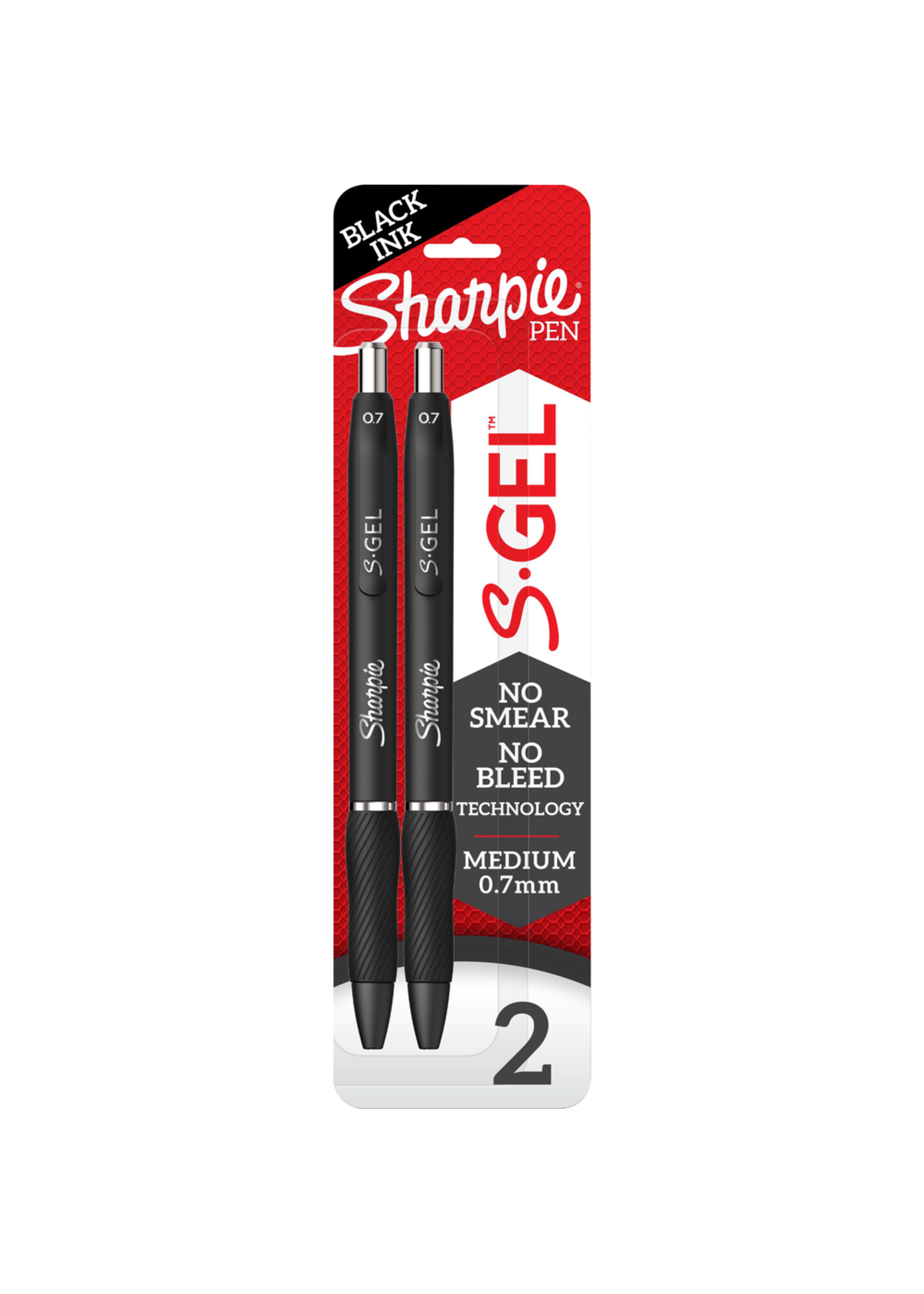 Sharpie Sharpie Gel pen black .7mm 2pk BP