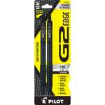 Pilot Pilot G2 Edge Gel Pen Black .7mm 2PK BP Fine