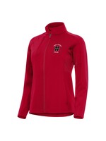 Antigua Antigua Women's Generation 4.0 inch logo Full zip Dk Red