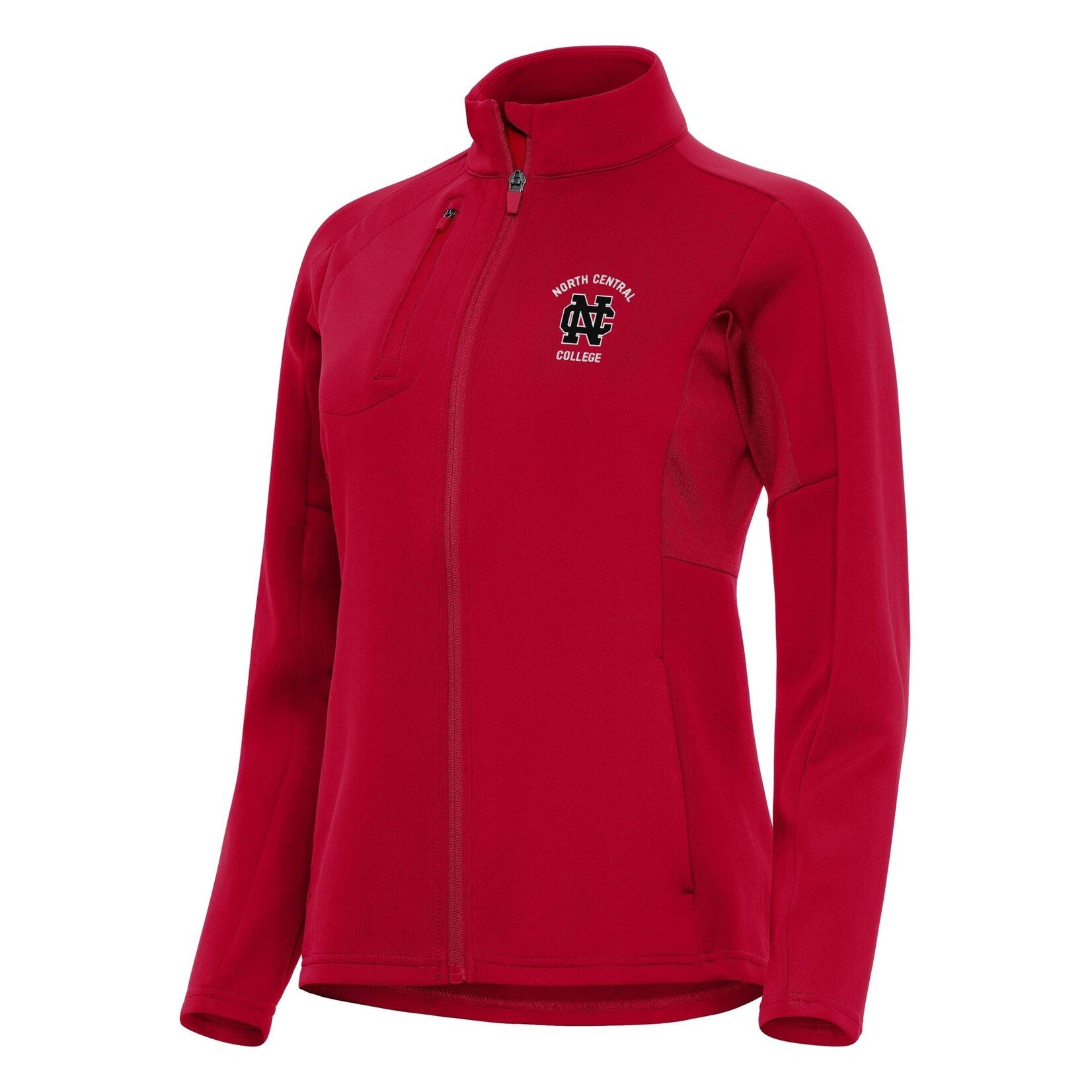 Antigua Antigua Women's Generation 4.0 inch logo Full zip Dk Red