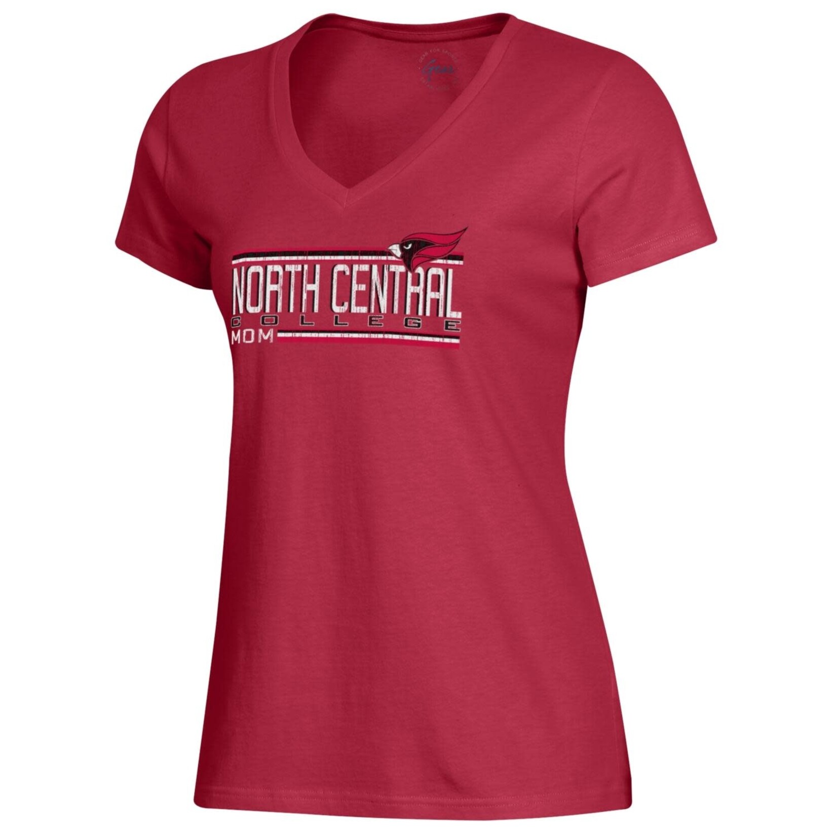 Gear For Sports North Central College Mom V neck Tee