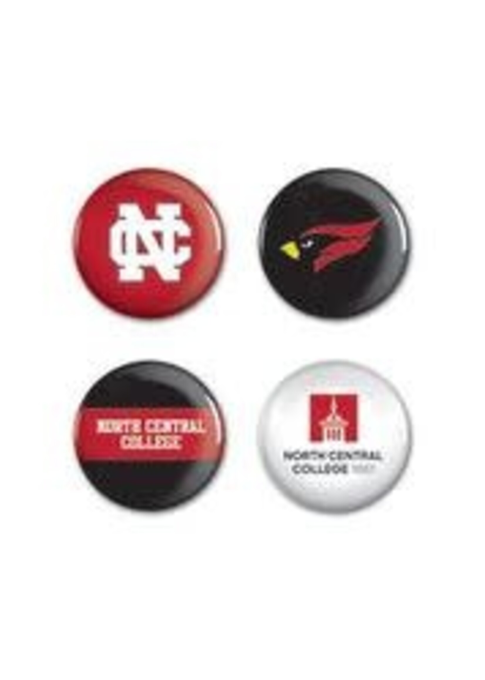Wincraft North Central College 4 Pack Button