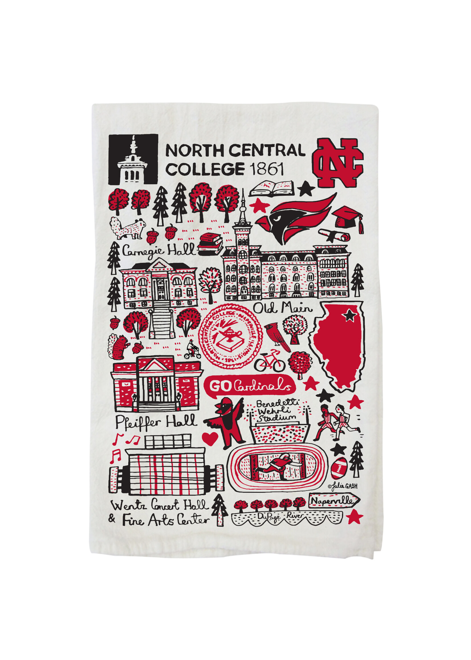 Julia Gash Julia Gash Design Organic Cotton tea towel