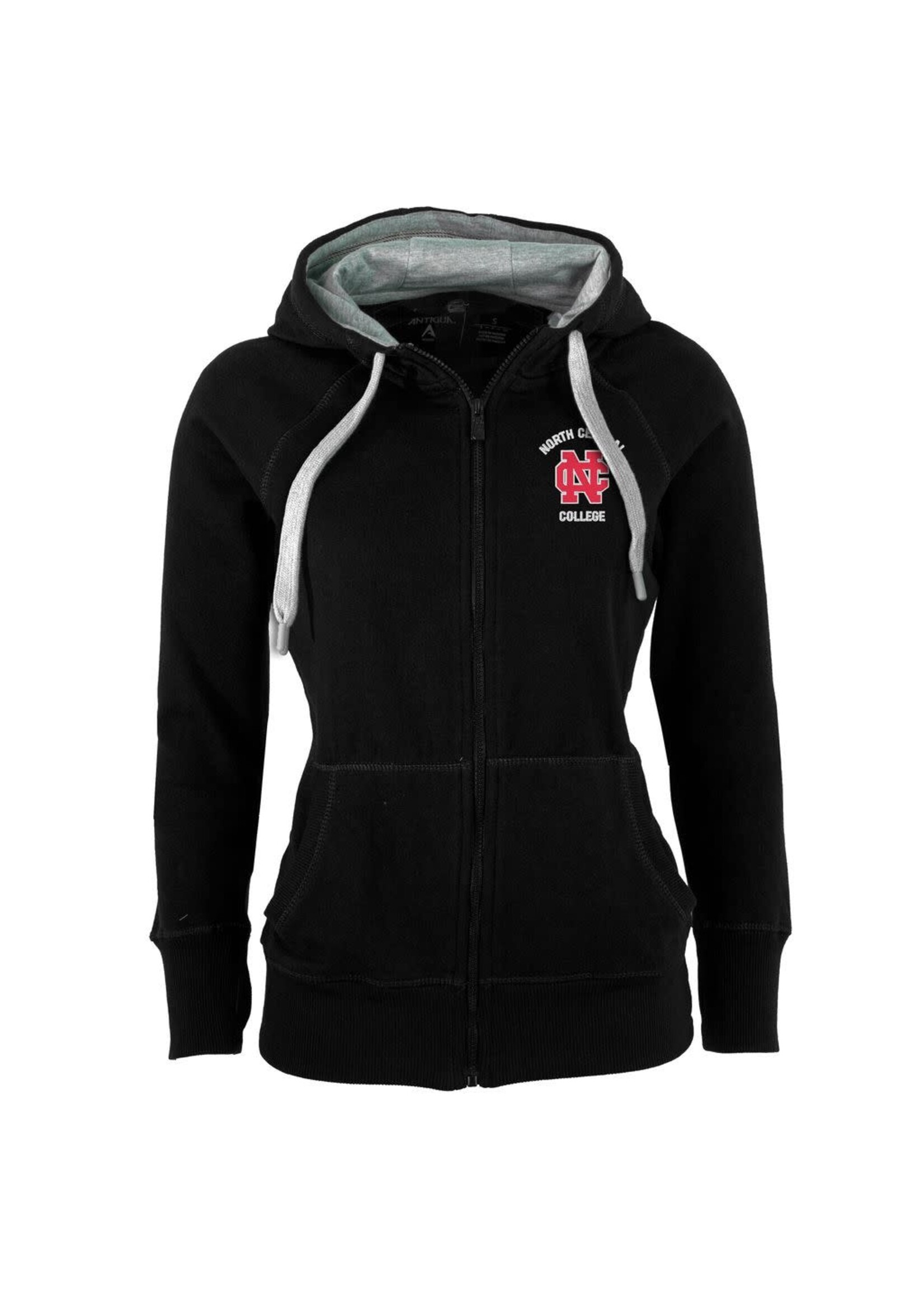 Antigua Women's Victory Full Zip  Hood Black