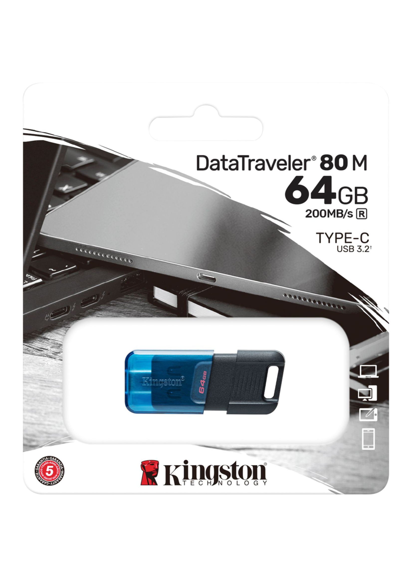 Kingston DataTraveler Gen 1 USB-c 3.2 Flash Drive