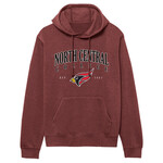 League / Legacy League Weathered Fleece Hood w/ Cardinal - Syrah
