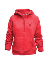 【新品未使用】COLLEGE LOGO SWEAT ZIP HOODIE OL Men's Colosseum Light Blue Columbia University Team Half-Zip