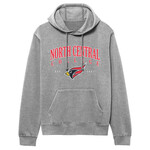 League / Legacy League Weathered Fleece Hood w/cardinal - heather smoked pearl