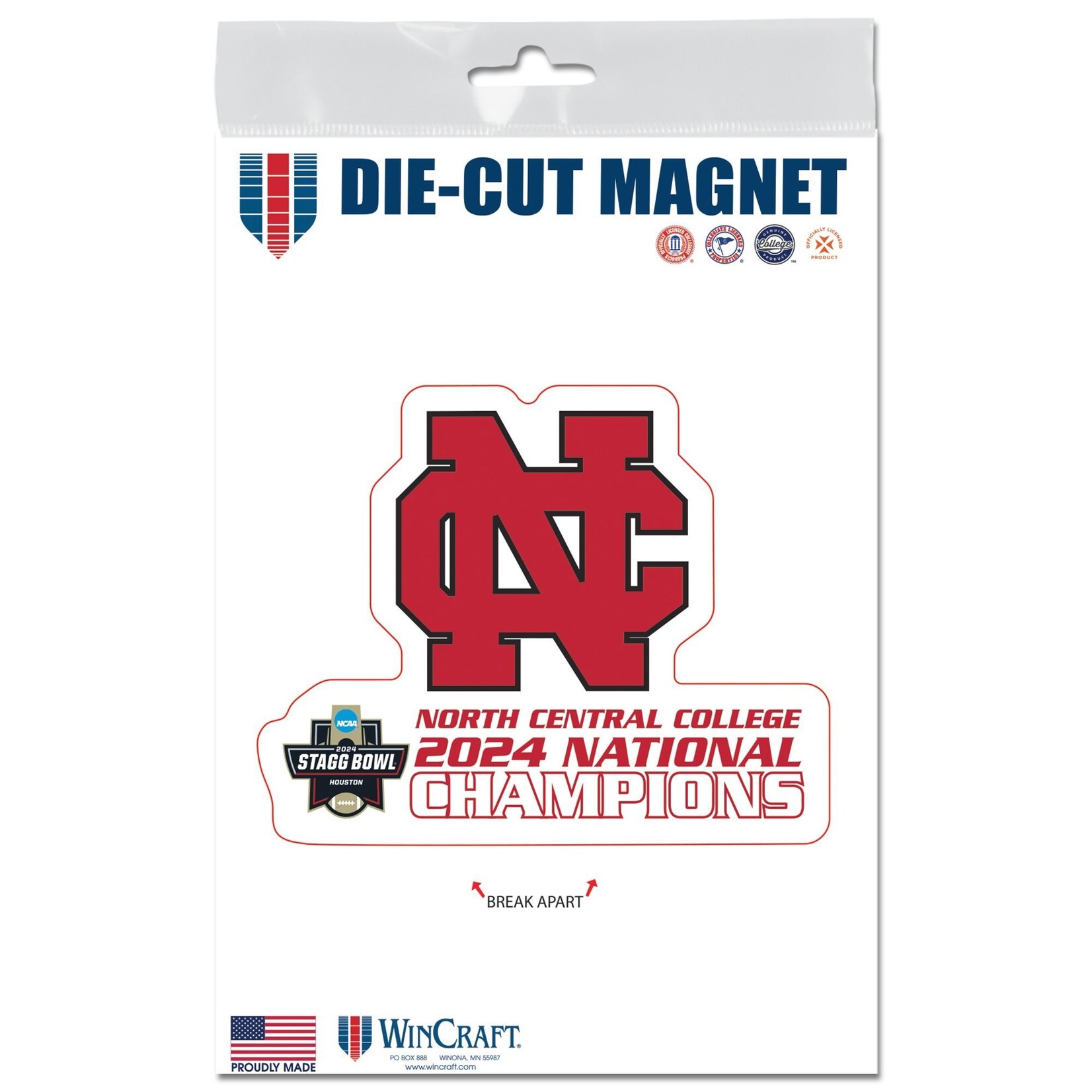 Wincraft Wincraft 2024 Championship Die Cut Magnet