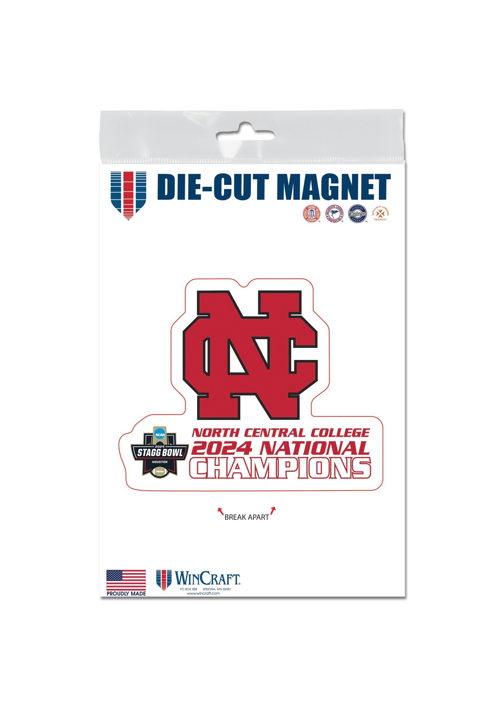 Wincraft Wincraft 2024 Championship Die Cut Magnet