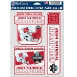 Wincraft Wincraft 2024 Championship Multi use Decal 3 fan pack
