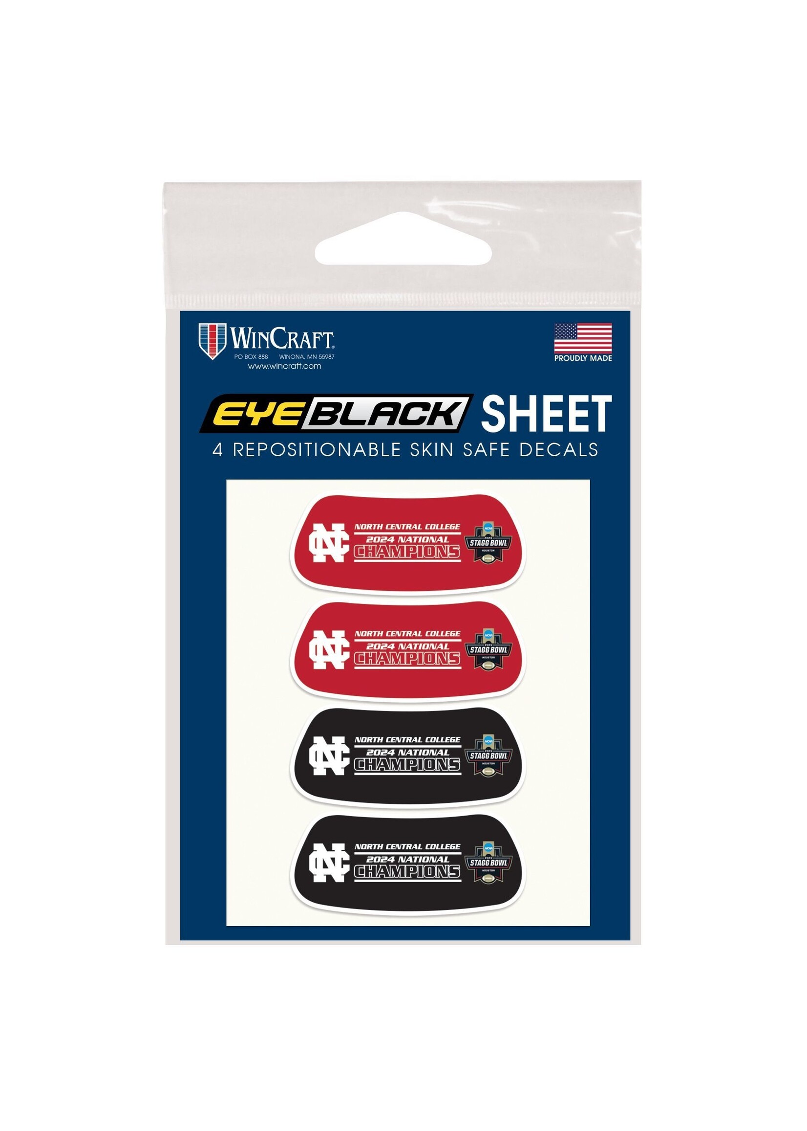 Wincraft Wincraft 2024 Championship Eye Black Decal Sheet