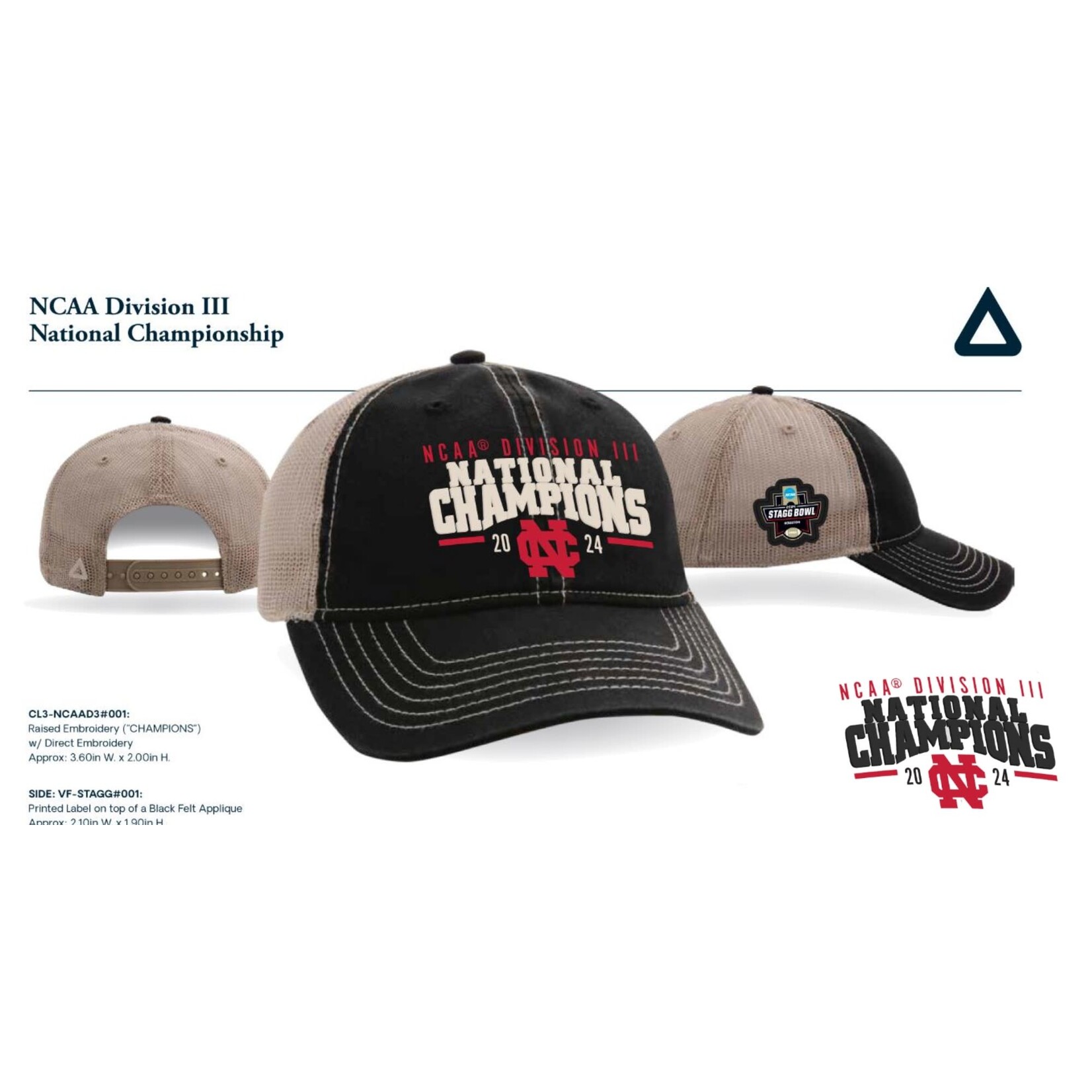 Ahead Ahead 2024 National Championship Hat Wharf Trucker Hat