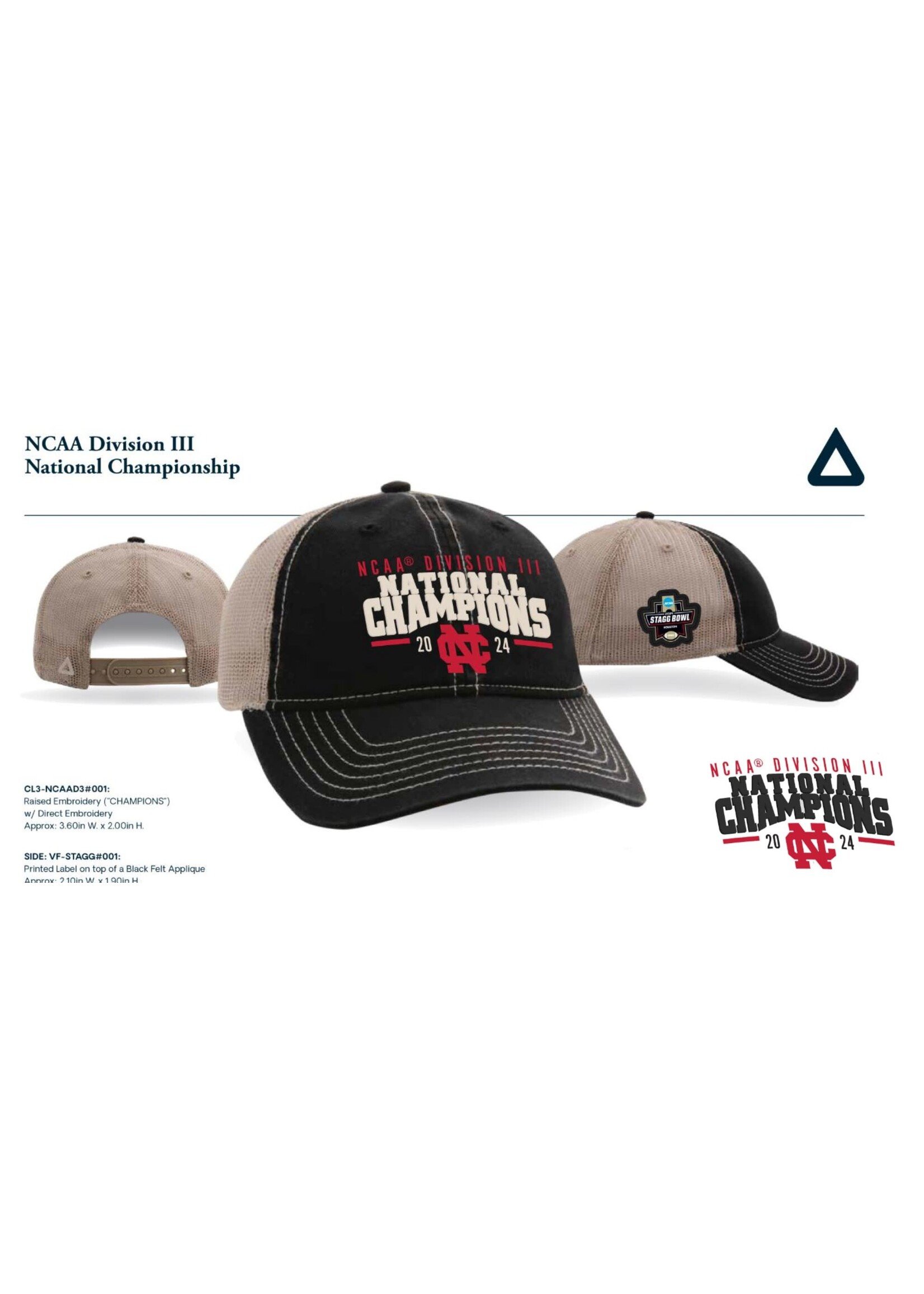 Ahead Ahead 2024 National Championship Hat Wharf Trucker Hat
