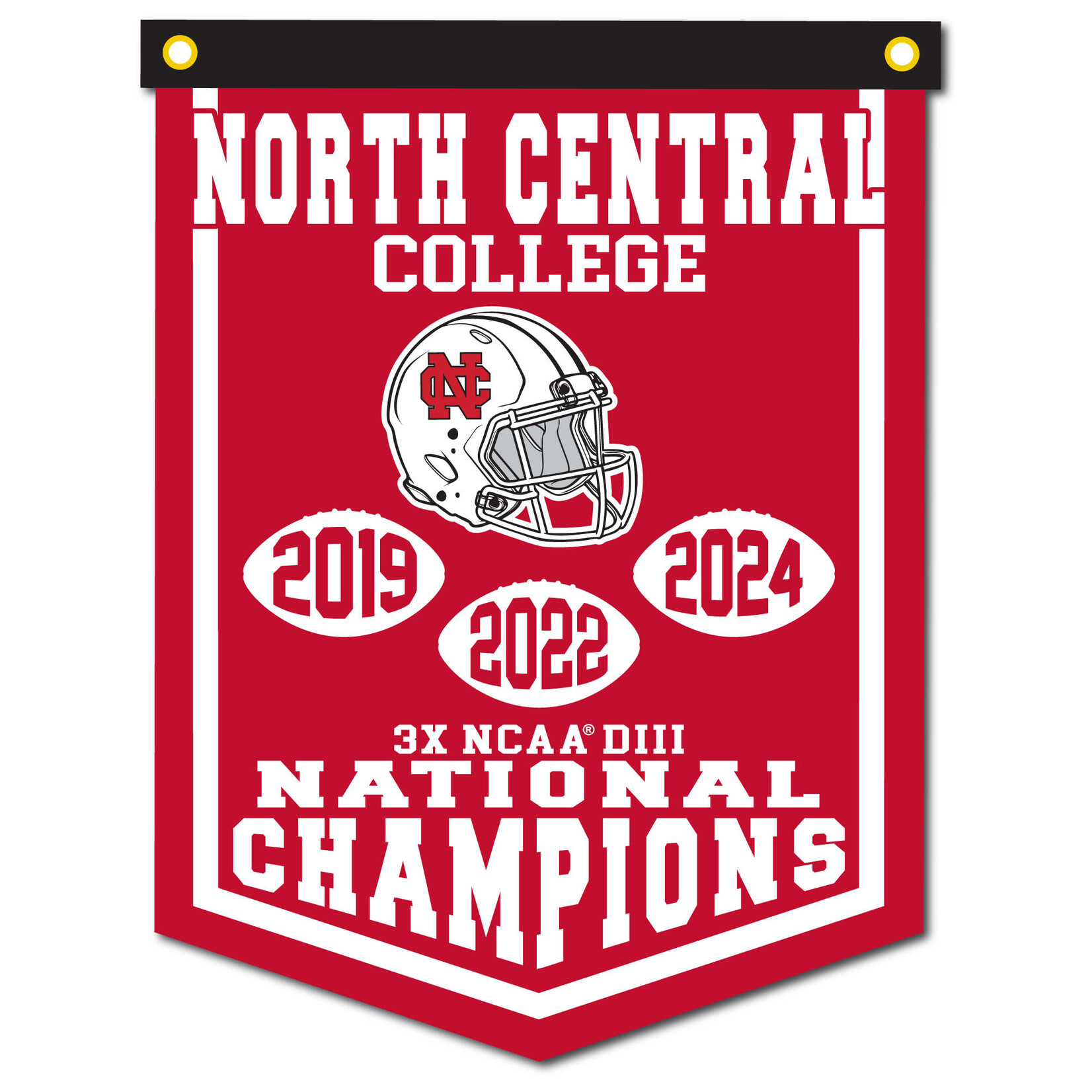 Collegiate Pacific Collegiate Pacific  2024 National Championship Wool Flock (24NCC05)3 X Banner