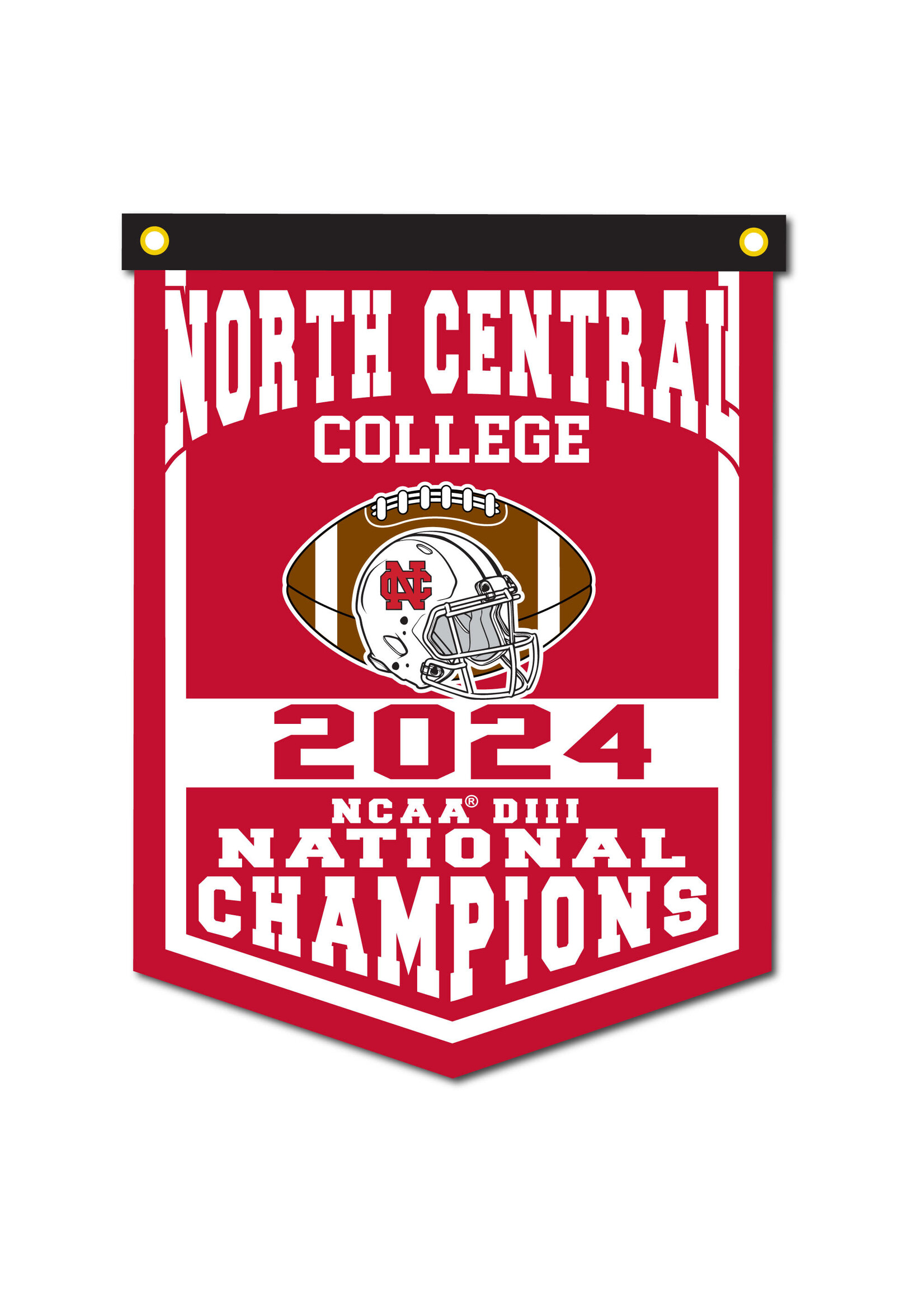 Collegiate Pacific Collegiate Pacific  2024 National Championship (7484) 18 x 24 Wool Flock Banner