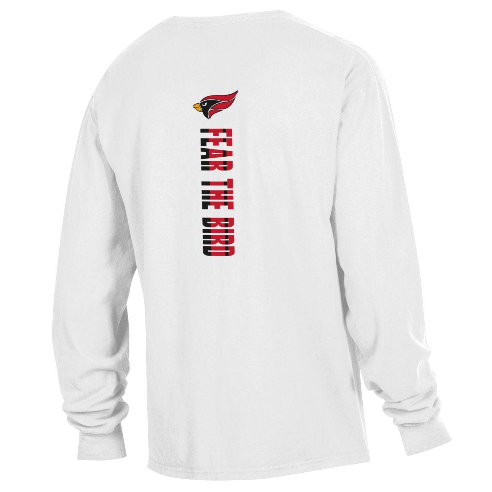 North Central College  w/Fear the Bird Long Sleeve  by Comfort Wash