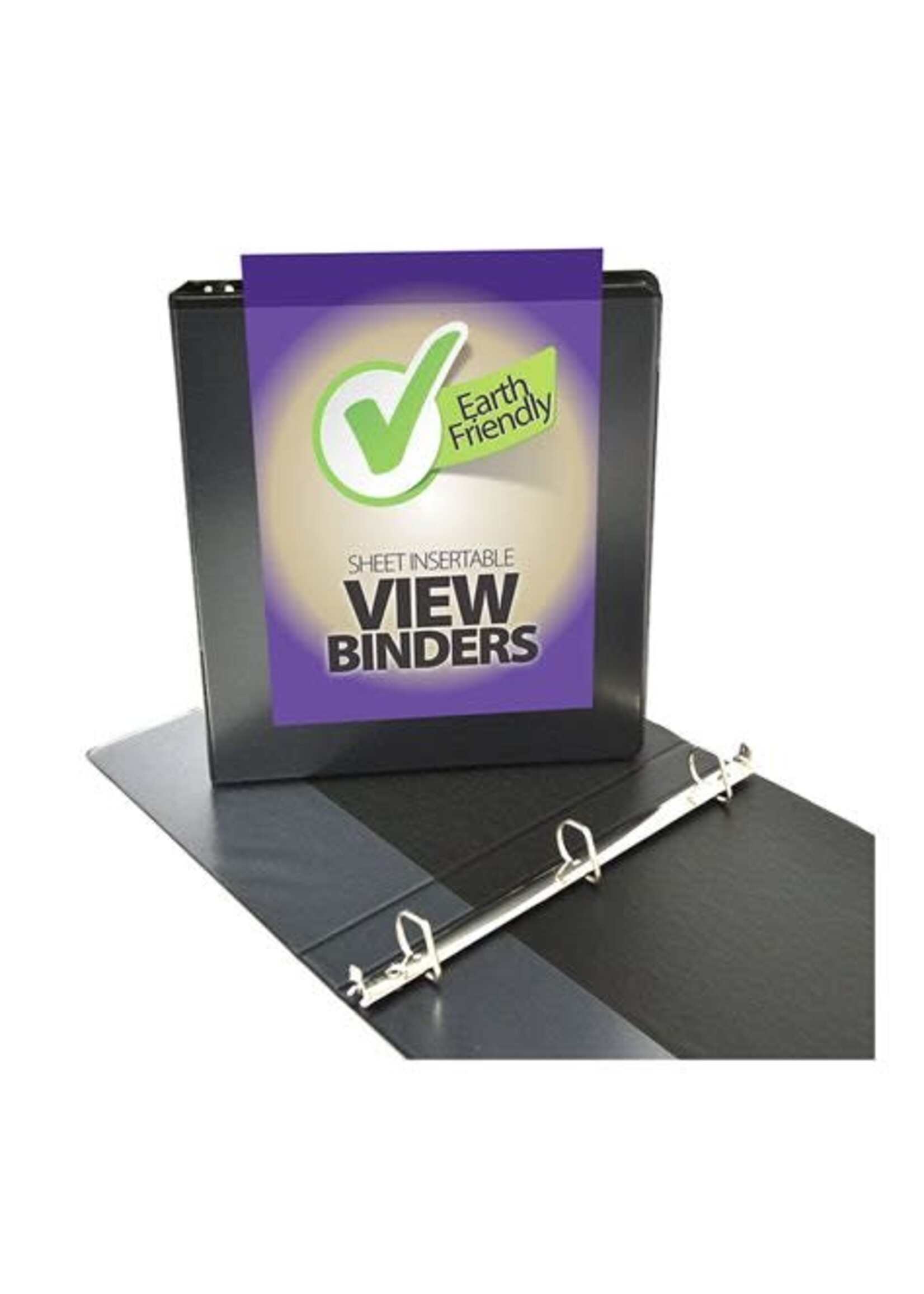Four Point 1 inch, 3- ring View D Binder