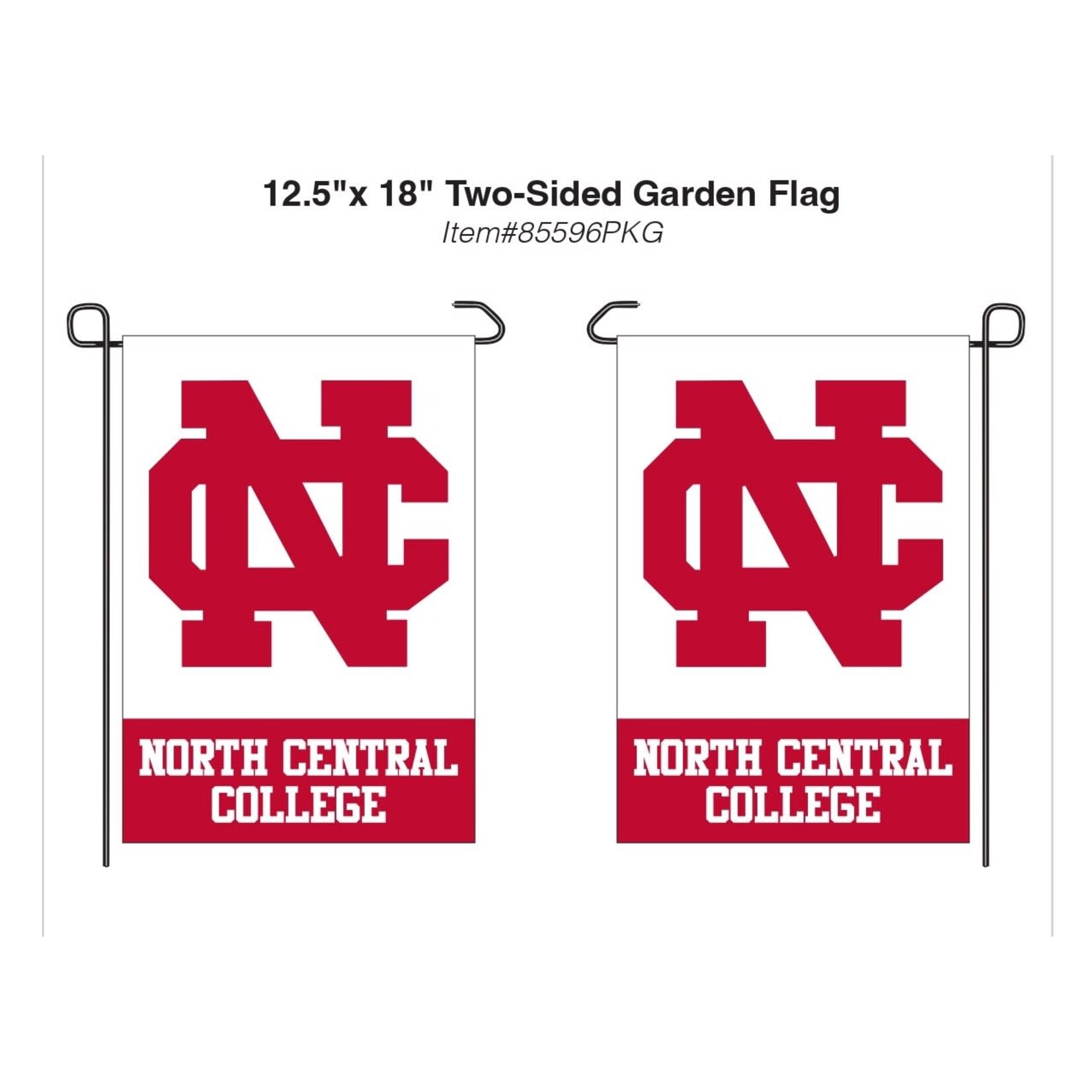 Wincraft NC Red and White Flag