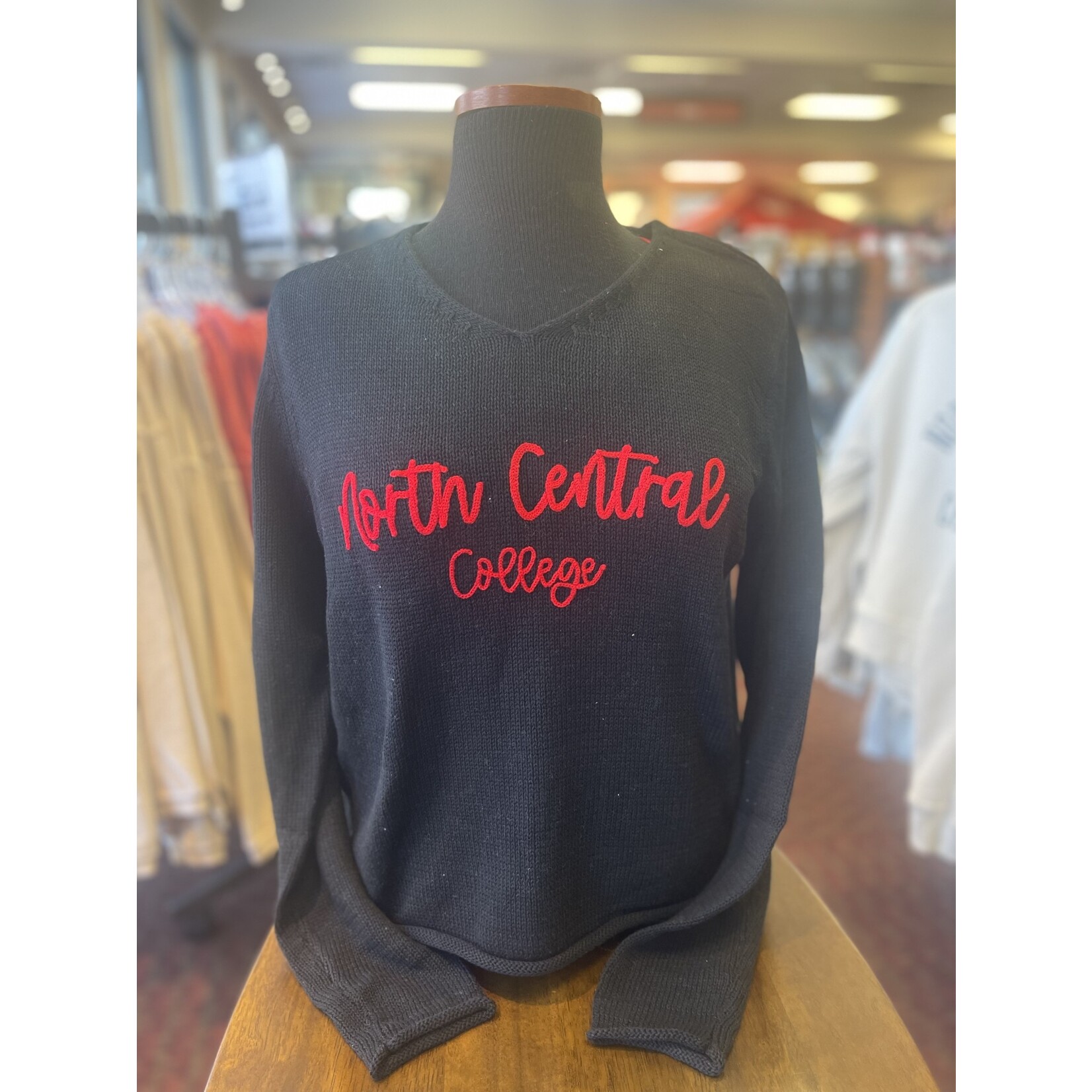 Pearls & Camo NCC Women's V-neck Sweater
