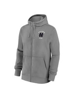 Nike Nike Club Fleece Full Zip Hoodie Dk Heather Grey M32151