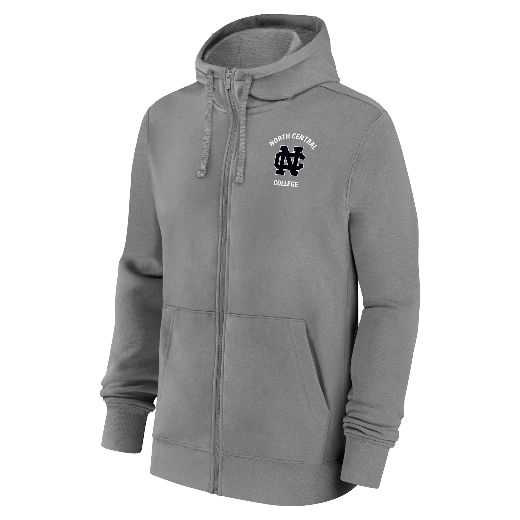 Nike Club Fleece Full Zip Hoodie Dk Heather Grey M32151 - North