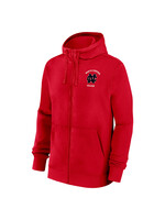 Nike Nike Club Fleece Full Zip Hoodie Red