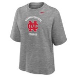 Nike Women's Nike Short Sleeve  Cotton Boxy Tee Dk Heather