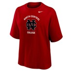 Nike Women's Nike Short Sleeve  Cotton Boxy Tee Red