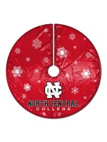 Sewing Concepts North Central College 56 Inch Snowflake design tree skirt