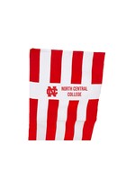 Storm Duds North Central College Cabana Stripe Beach Towel