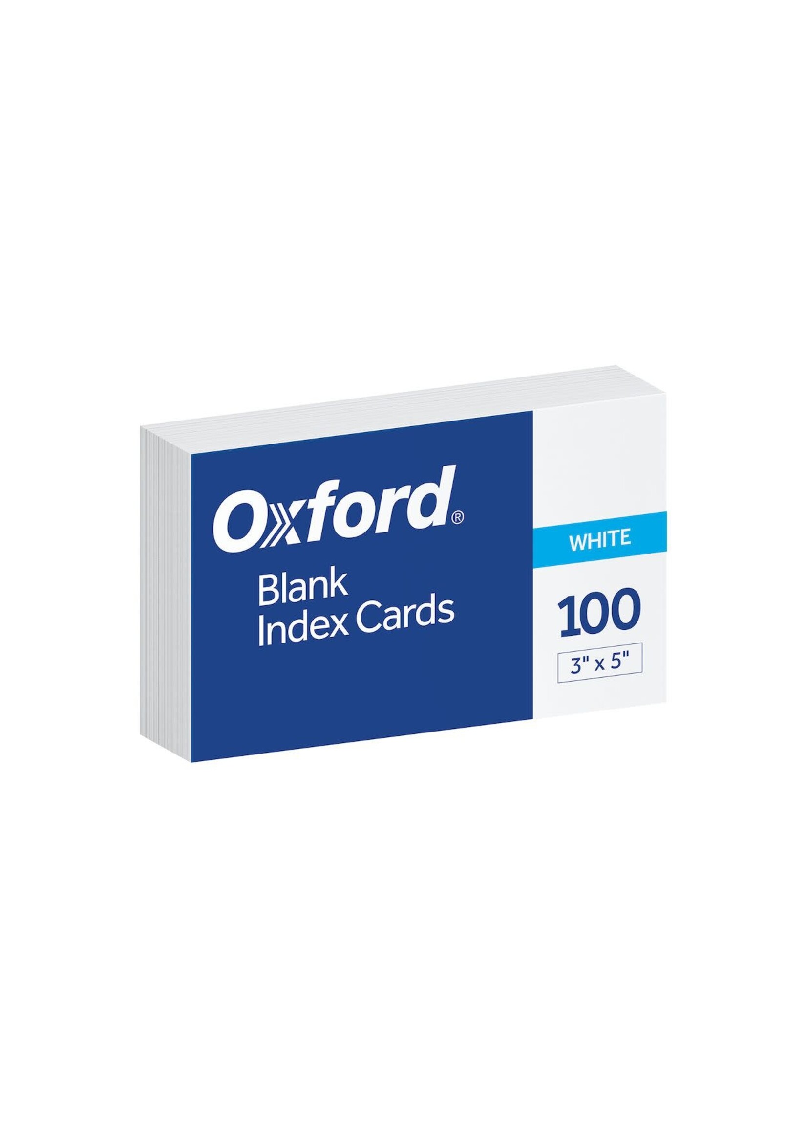 Oxford Oxford Index Cards 3 x 5 Blank