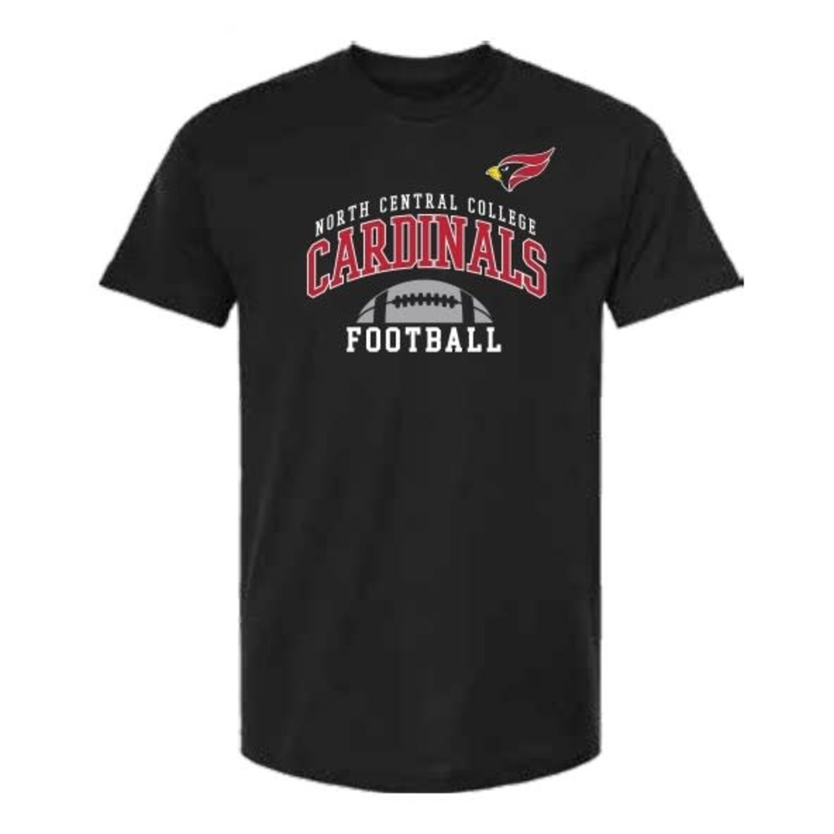 College House Name Drop Shirt in black  - Football