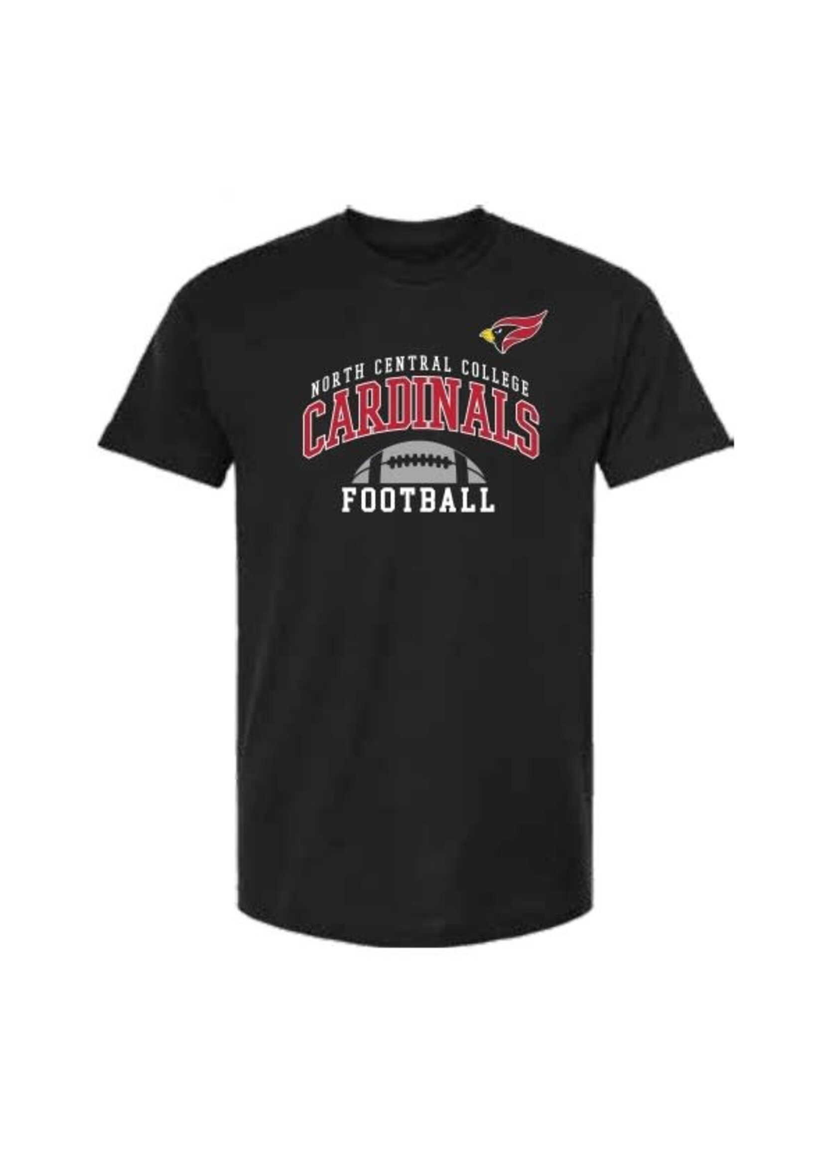 College House Name Drop Shirt in black  - Football