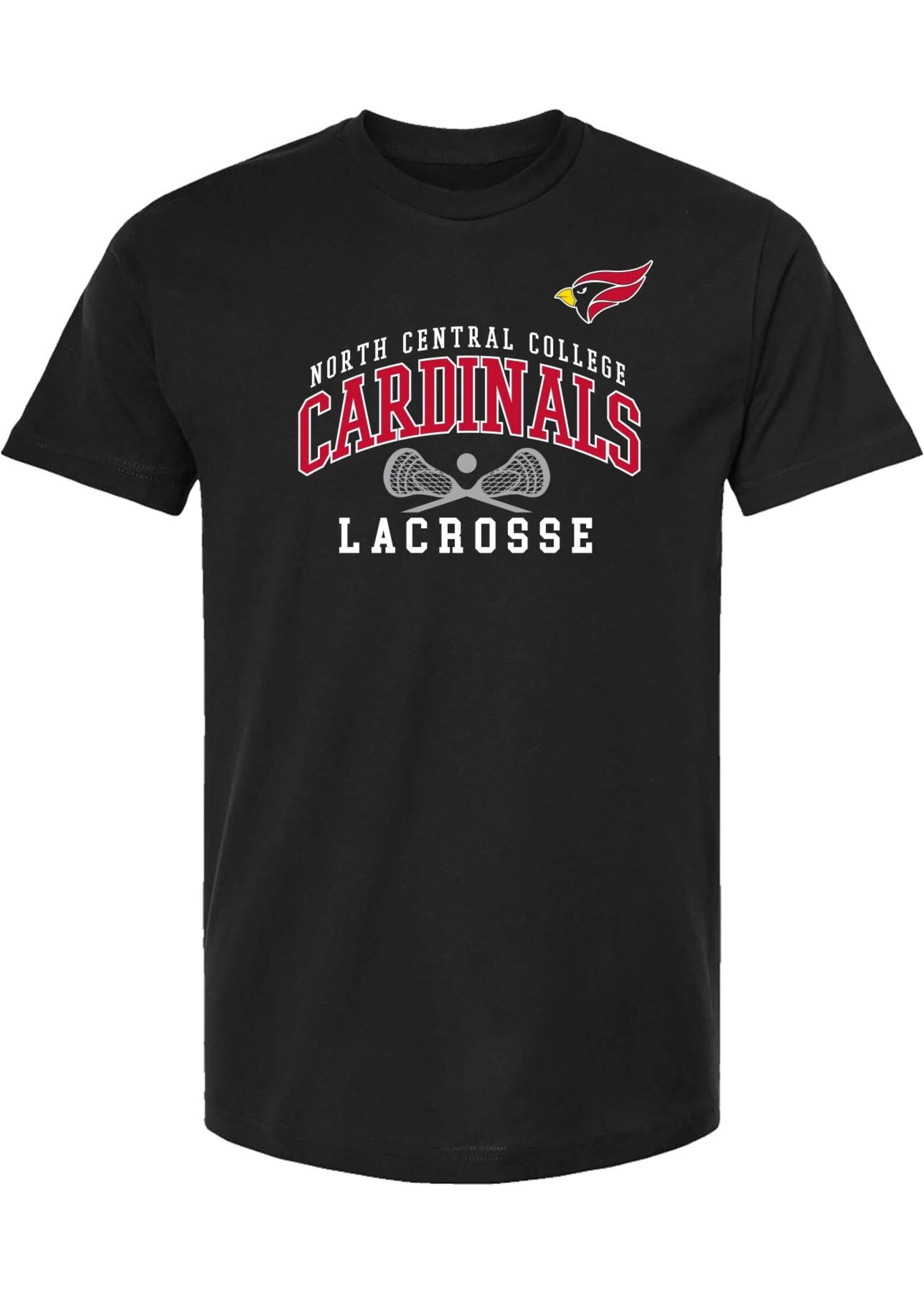 College House Name Drop Shirt in black  - Lacrosse