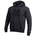 Champion Champion Powerblend Hoodie  Black on Black w/ wool felt NC logo