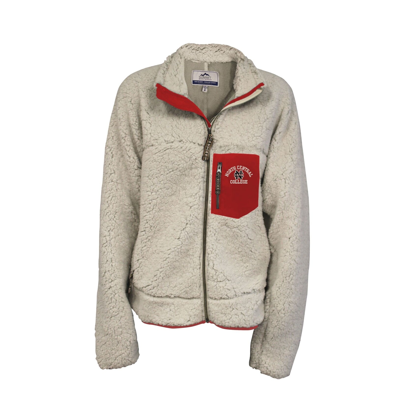 Summit Sherpa Full Zip W/ red trim by Summit