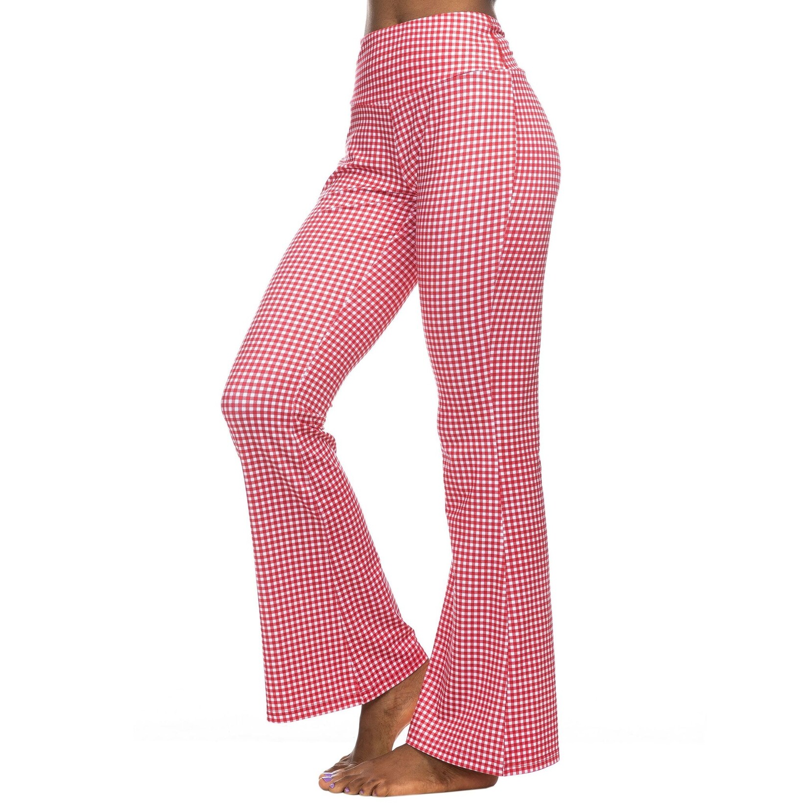 Zoozatz Zoozatz Flare Legging Gingham No logo