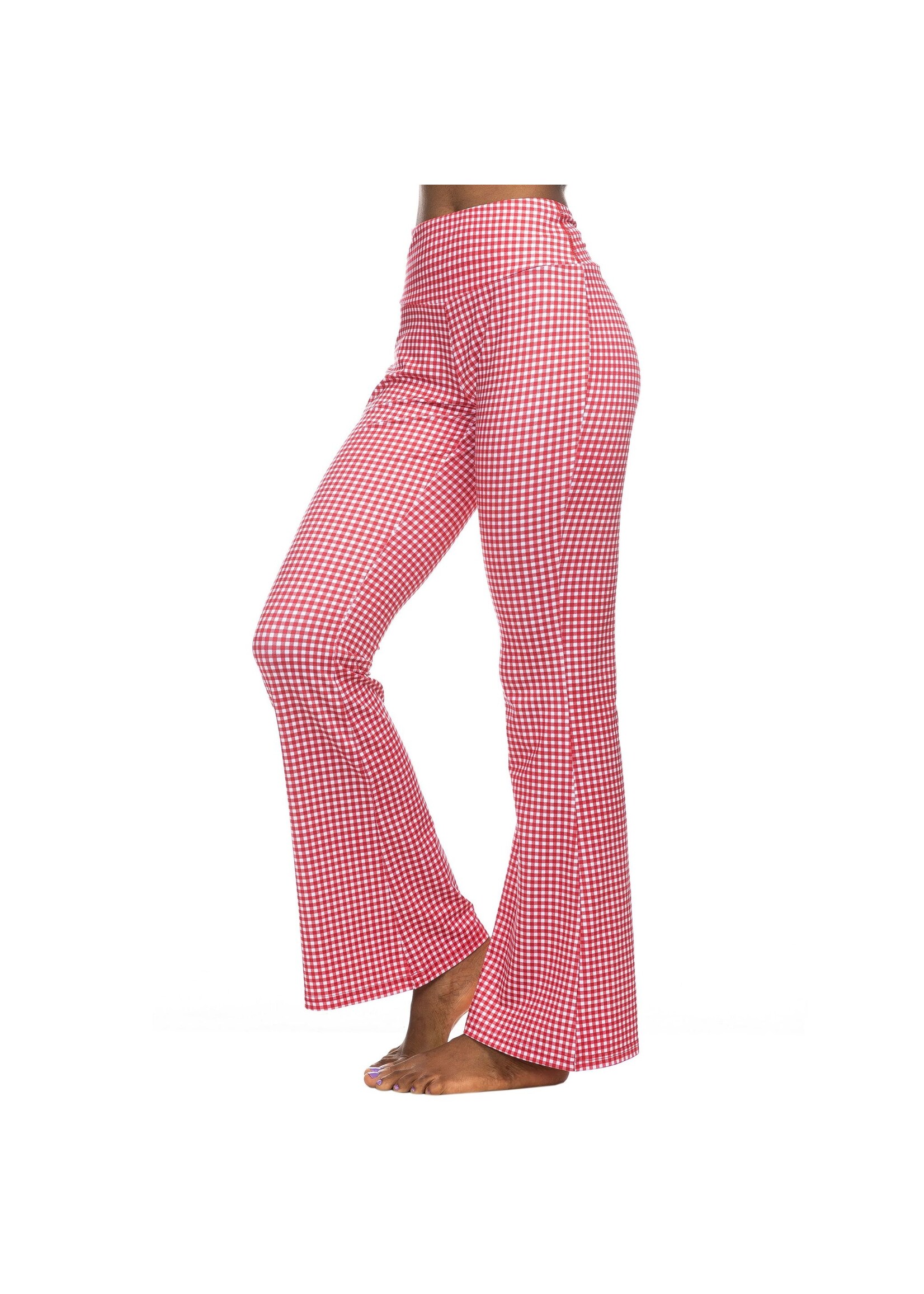 Zoozatz Zoozatz Flare Legging Gingham No logo